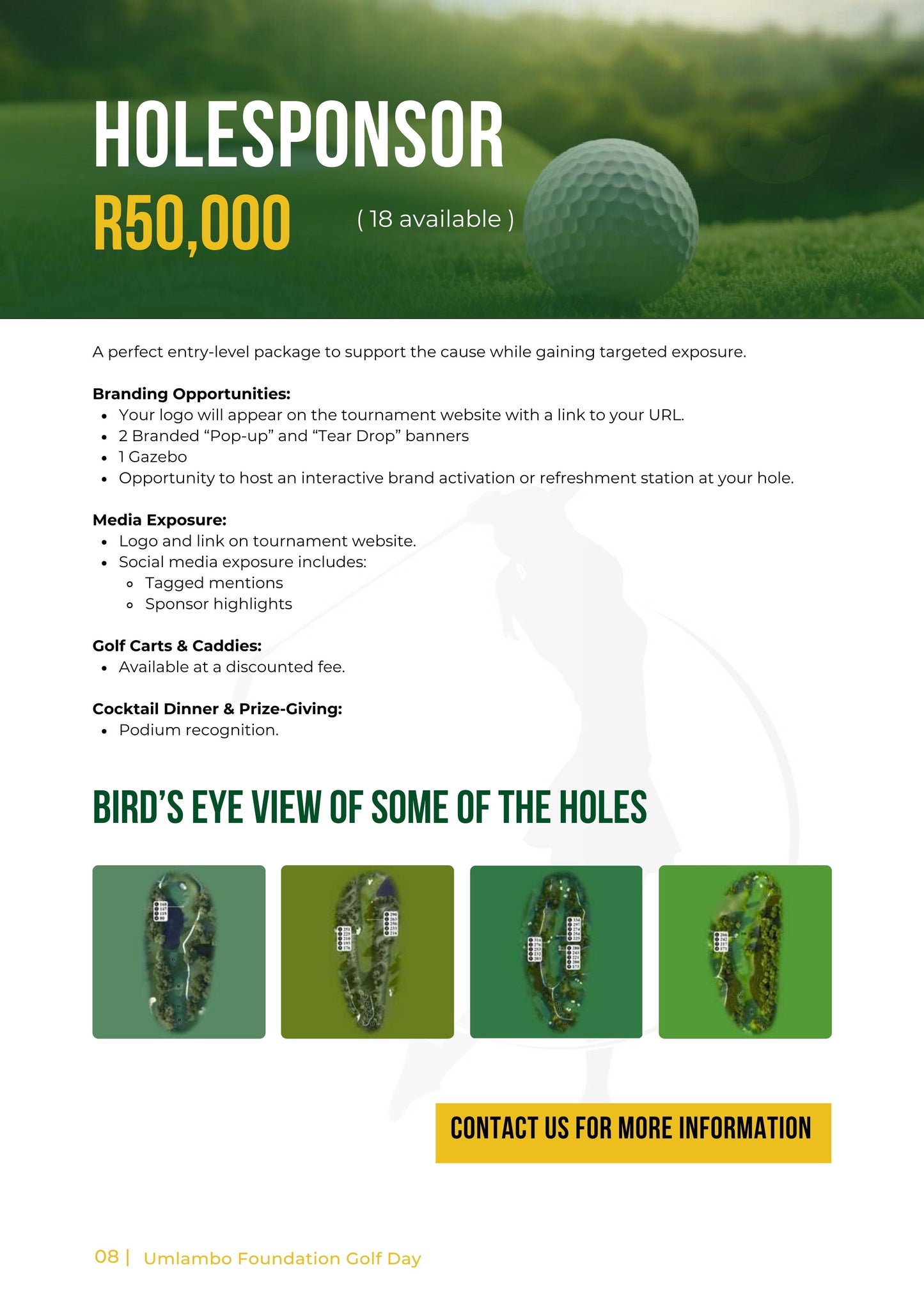 Hole Sponsor